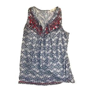 Retrology Women’s Boho Sleeveless Top Size Large